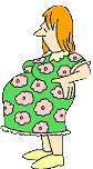 Dessin animé d'une femme enceinte qui fait un avortement spontané. Commentaire Tobacostop : En provoquant 20 % des avortements spontanés, la cigarette est la cause de pertes sans profits...