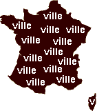 Dessin animé d'une carte de France de laquelle disparaissent les villes une à une. Commentaire Tobacostop : Le tabac décime en France l'équivalent d'une ville tous les ans : fumer, paraît-il, ça dépayse...