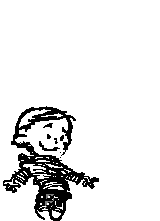Dessin animé d'un Calvin qui explose avec une cigarette au bec. Commentaire Tobacostop : Socialement les enfants de fumeurs sont peu insérés : ils sont désintégrés... Et les plus jeunes sont des cadets flagrants...